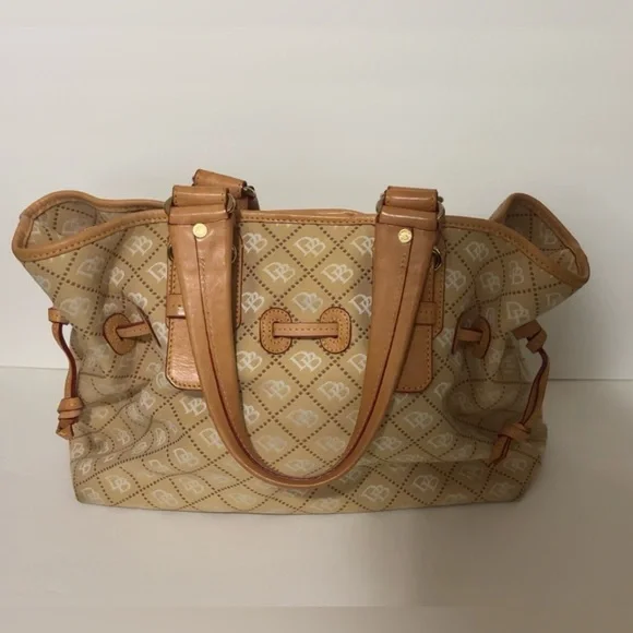 Dooney & Burke Patchwork Tote/Shoulder Bag - Picture 4 of 16